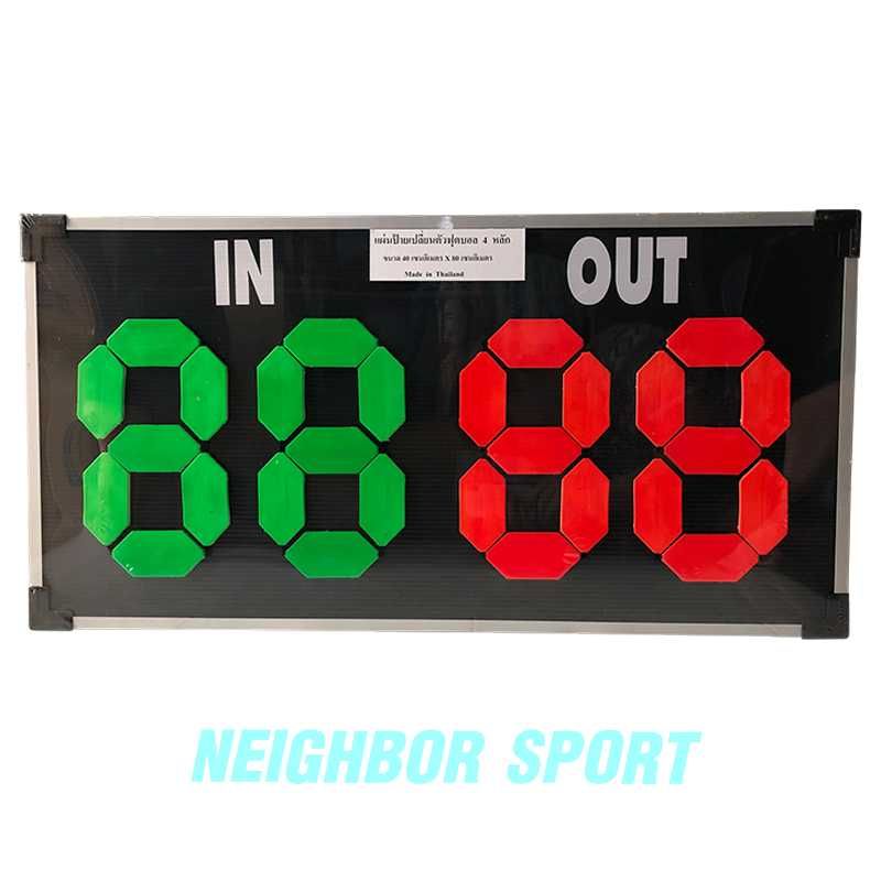 ป้ายเปลี่ยนตัวนักกีฬา 4 หลัก <span>ETC. NBP302
