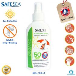 100958-ครีมกันแดดป้องกันแมงกะพรุน SPF50 สูตร Organic-SAFE SEA-SSO50