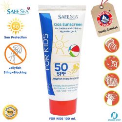 102237-ครีมป้องกันพิษแมงกะพรุน SPF50-SAFE SEA-FOR KIDS